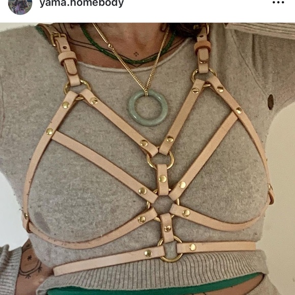 Yama Homebody / Maya Beth Leather Tidal Harness - Picture 1 of 2